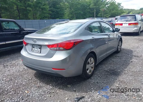 2016 Hyundai Elantra Se из США, поврежденный, VIN 5NPDH4AEXGH752152